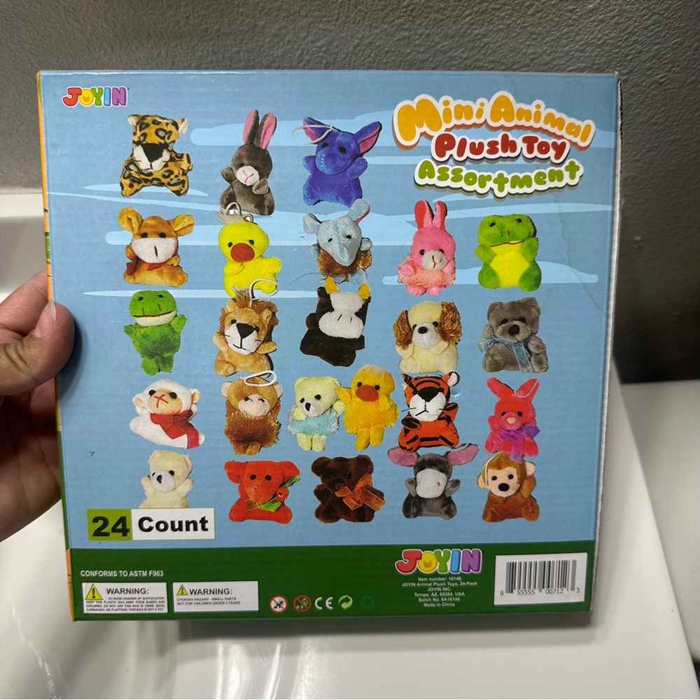 Mini Animal Plush Toy Assortment